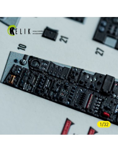 F-4D - interior 3D decals for Tamiya kit 