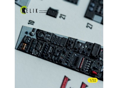 F-4D - interior 3D decals for Tamiya kit 