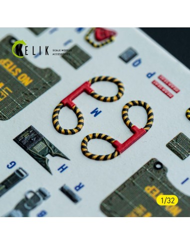 F-4D - interior 3D decals for Tamiya kit 