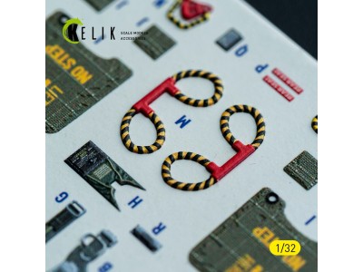 F-4D - interior 3D decals for Tamiya kit 