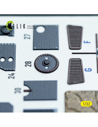 Ju-87D - interior 3D decals for Hasegawa kit 