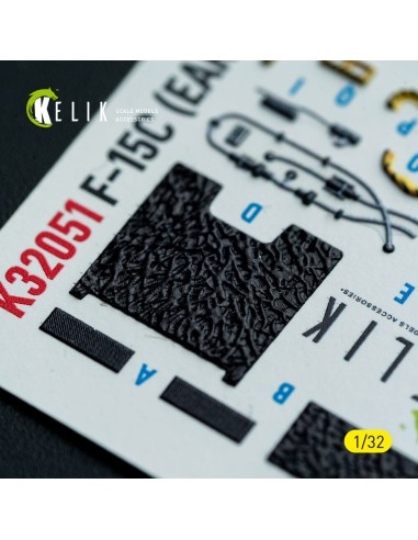 F-15C (early) - interior 3D decals for Tamiya kit 