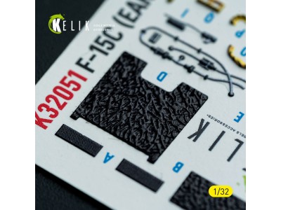 F-15C (early) - interior 3D decals for Tamiya kit 