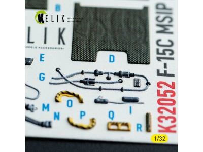 F-15C MSIP II- interior 3D decals for Tamiya kit 
