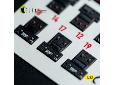 F-15C MSIP II- interior 3D decals for Tamiya kit 