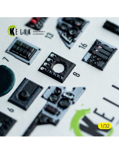 F-14A - interior 3D decals for Tamiya kit 