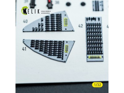 F-14A - interior 3D decals for Tamiya kit 