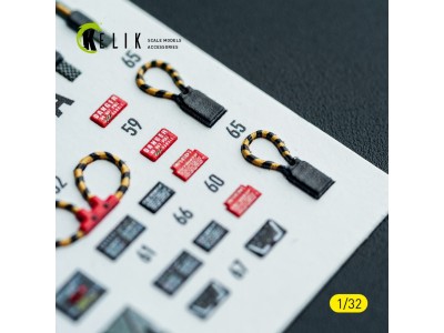 F-14A - interior 3D decals for Tamiya kit 