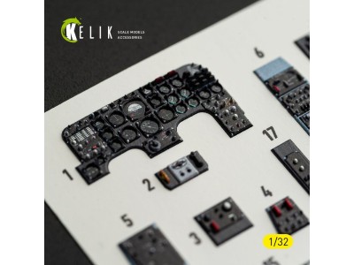 OV-10A/C Bronco - interior 3D decals for Kitty Hawk/Zimi models kit 