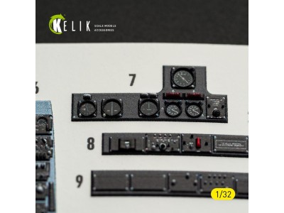 OV-10A/C Bronco - interior 3D decals for Kitty Hawk/Zimi models kit 