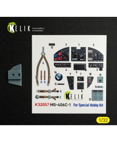 MS-406C-1 - interior 3D decals for Special Hobby kit 