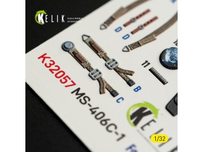 MS-406C-1 - interior 3D decals for Special Hobby kit 