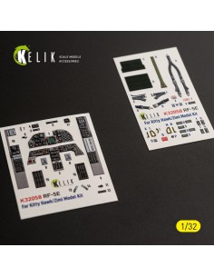 RF-5E - interior 3D decals for Kitty Hawk/Zimi models kit 