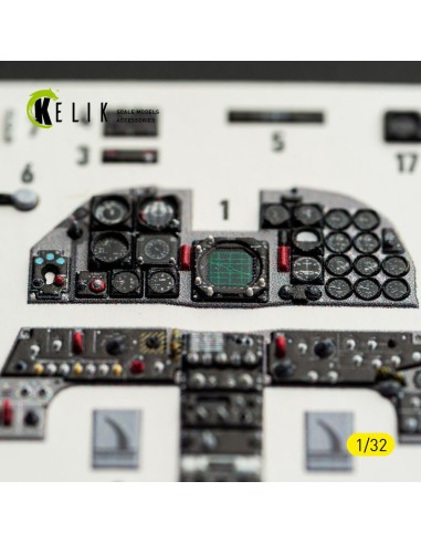 RF-5E - interior 3D decals for Kitty Hawk/Zimi models kit 