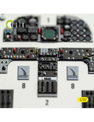 RF-5E - interior 3D decals for Kitty Hawk/Zimi models kit 