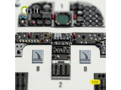 RF-5E - interior 3D decals for Kitty Hawk/Zimi models kit 