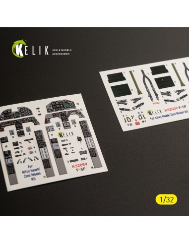 F-5F - interior 3D decals for Kitty Hawk/Zimi models kit 