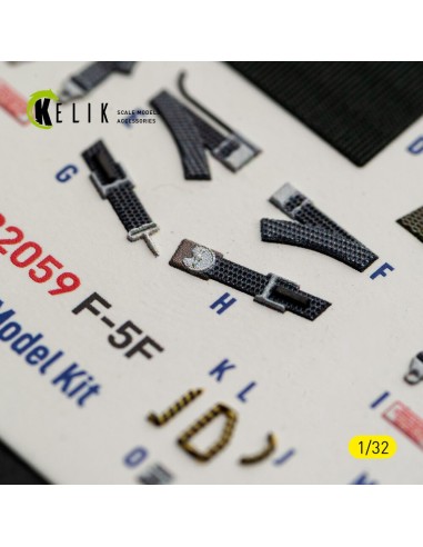 F-5F - interior 3D decals for Kitty Hawk/Zimi models kit 