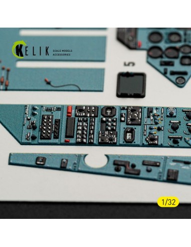 SU-27UB Flanker C - interior 3D decals for Trumpeter kit 