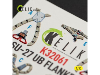 SU-27UB Flanker C - interior 3D decals for Trumpeter kit 