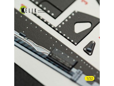 A-7E CORSAIR II - interior 3D decals for Trumpeter kit 