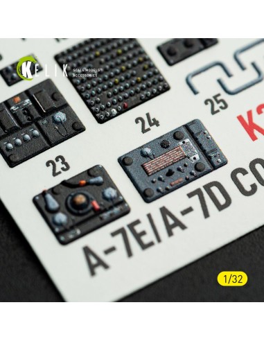 Avionics for A-7E/D CORSAIR II - exterior 3D decals for Trumpeter kit 