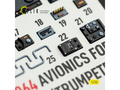 Avionics for A-7E/D CORSAIR II - exterior 3D decals for Trumpeter kit 