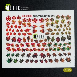 Autumn Leaves Set #1 - Decal for dioramas  2
