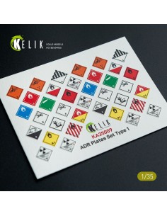ADR Plates Set Type 1 - Decal for models 
