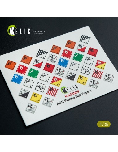 ADR Plates Set Type 1 - Decal for models 