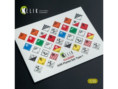 ADR Plates Set Type 1 - Decal for models 