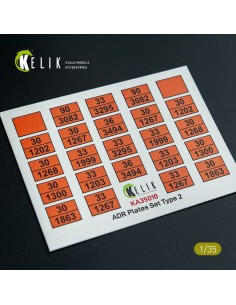 ADR Plates Set Type 2 - Decal for models 