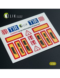 Cargo Information plates set #1 - Decal for models 