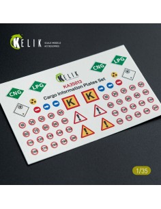 Cargo Information plates set #2 - Decal for models 