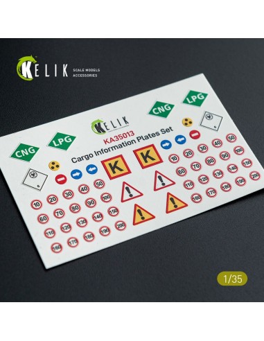Cargo Information plates set #2 - Decal for models 