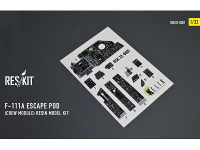 F-111A Escape Pod (Crew Module) resin model kit 