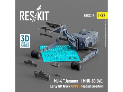 MJ-4 Jammer (MHU-83 B/E) Early lift truck UPPER loading position (3D Printed model kit) 