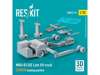 MHU-83 D/E Late lift truck LOWER loading position (3D Printed model kit) 