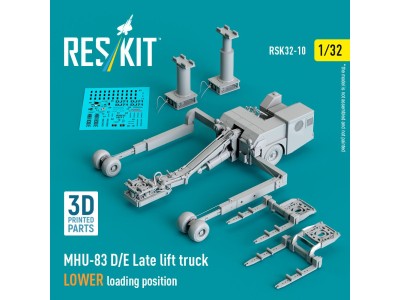 MHU-83 D/E Late lift truck LOWER loading position (3D Printed model kit) 