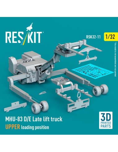 MHU-83 D/E Late lift truck UPPER loading position (3D Printed model kit) 