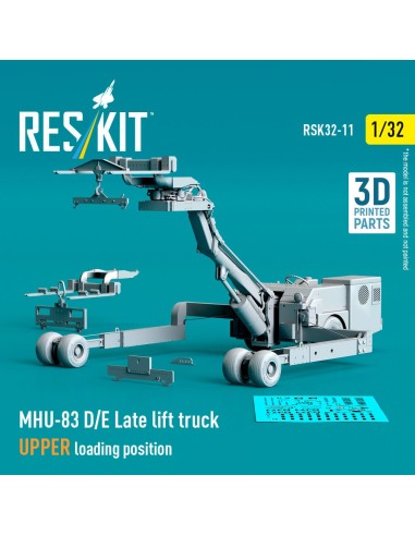 MHU-83 D/E Late lift truck UPPER loading position (3D Printed model kit) 