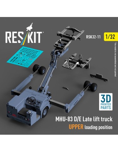MHU-83 D/E Late lift truck UPPER loading position (3D Printed model kit) 