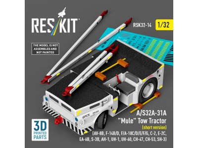 A/S32A-31A Mule Tow Tractor (short version) (AV-8B, F-14B/D, F/A-18C/D/E/F/G, C-2, E-2?, EA-6B, S-3B, AH-1, UH-1, UH-60, CH-47, 