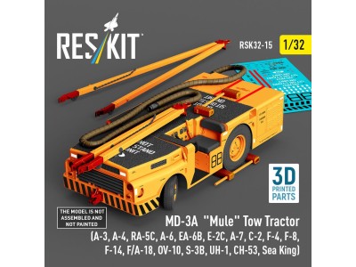 MD-3A Mule Tow Tractor (A-3, A-4, RA-5C, A-6, EA-6B, E-2C, A-7, C-2, F-4, F-8, F-14, F/A-18, OV-10, S-3B, UH-1, CH-53, Sea King)