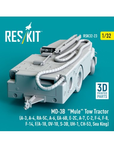 MD-3B Mule Tow Tractor (A-3, A-4, RA-5C, A-6, EA-6B, E-2C, A-7, C-2, F-4, F-8, F-14, F/A-18, OV-10, S-3B, UH-1, CH-53, Sea King)