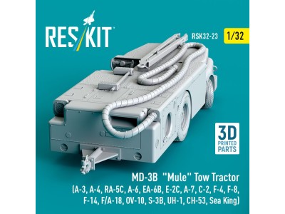 MD-3B Mule Tow Tractor (A-3, A-4, RA-5C, A-6, EA-6B, E-2C, A-7, C-2, F-4, F-8, F-14, F/A-18, OV-10, S-3B, UH-1, CH-53, Sea King)