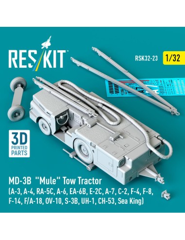 MD-3B Mule Tow Tractor (A-3, A-4, RA-5C, A-6, EA-6B, E-2C, A-7, C-2, F-4, F-8, F-14, F/A-18, OV-10, S-3B, UH-1, CH-53, Sea King)