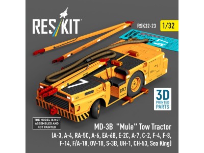 MD-3B Mule Tow Tractor (A-3, A-4, RA-5C, A-6, EA-6B, E-2C, A-7, C-2, F-4, F-8, F-14, F/A-18, OV-10, S-3B, UH-1, CH-53, Sea King)