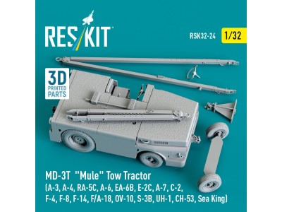MD-3T Mule Tow Tractor (A-3, A-4, RA-5C, A-6, EA-6B, E-2C, A-7, C-2, F-4, F-8, F-14, F/A-18, OV-10, S-3B, UH-1, CH-53, Sea King)