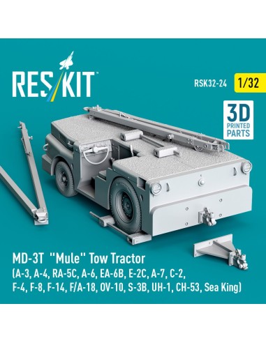 MD-3T Mule Tow Tractor (A-3, A-4, RA-5C, A-6, EA-6B, E-2C, A-7, C-2, F-4, F-8, F-14, F/A-18, OV-10, S-3B, UH-1, CH-53, Sea King)